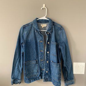Madewell Denim Ashwood Chore Coat in Freemont Wash